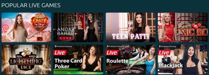  Live Casino Games