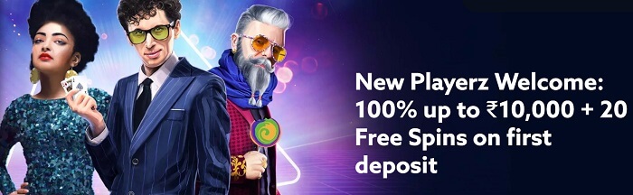 Playerz Casino Welcome Bonus