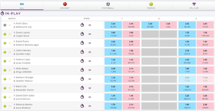 Parimatch Betting Exchange