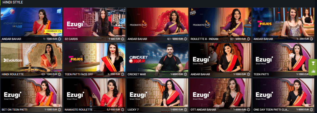 1xbet casino for Indian players