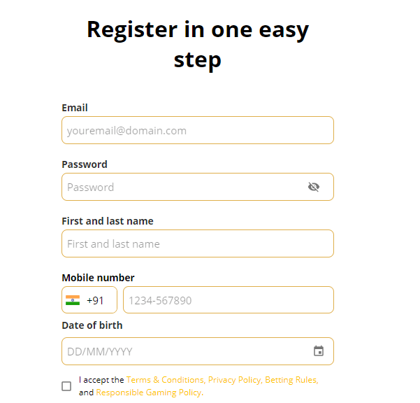 10cric Registration India