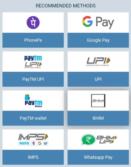 1xbet deposit methods