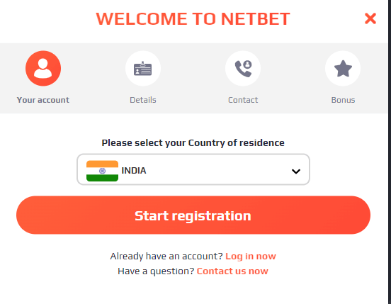 Netbet Registration